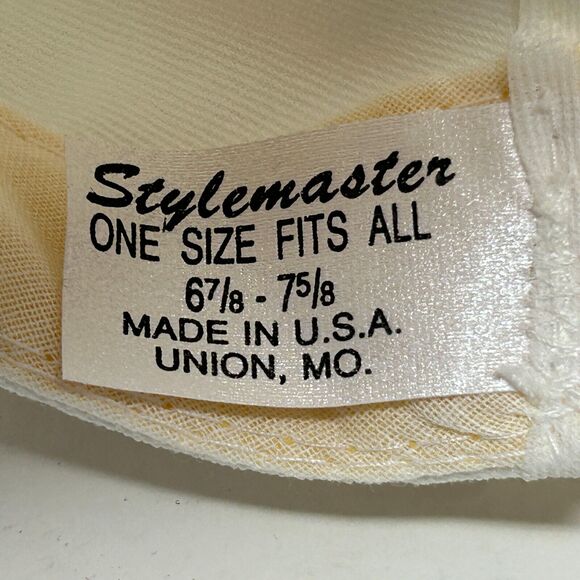 Vintage 90s Conoco Challenge Hat Cap White Oil Gas Petroleum USA Made Snapback - Picture 8 of 9